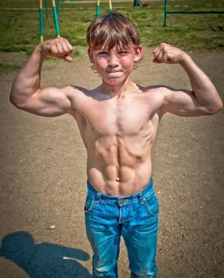 the strongest kid in the world ever