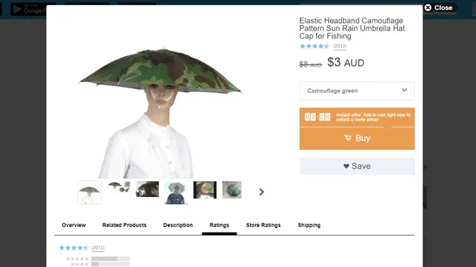 Weird things on wish.com