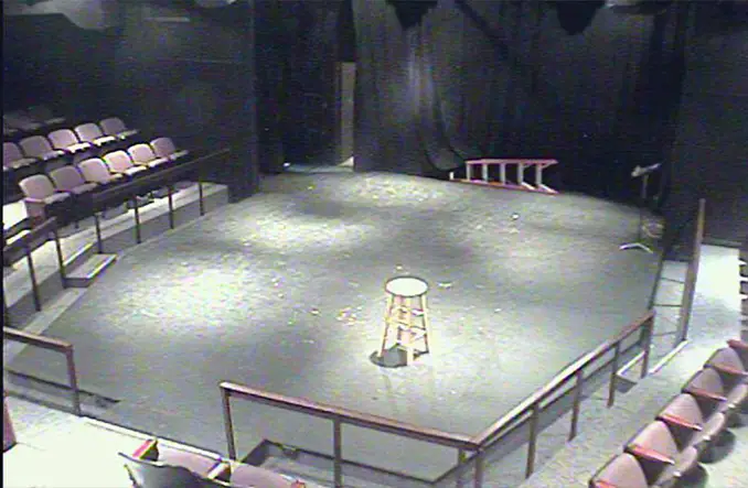 A paranormal webcam at the Furman Theatre purports to show ghosts
