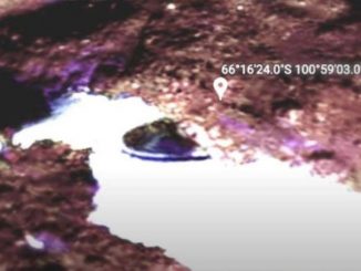 UFO spotted on Google Maps
